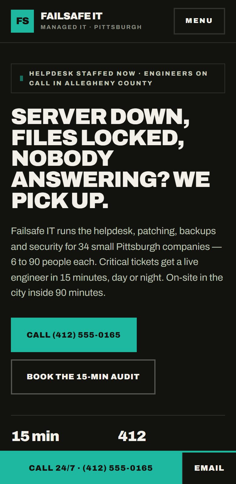 Failsafe IT on a phone